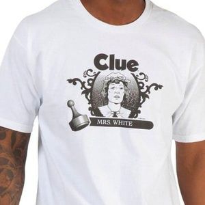 OFFICIALLY LICENSED HASBRO Mrs White Clue T-Shirt